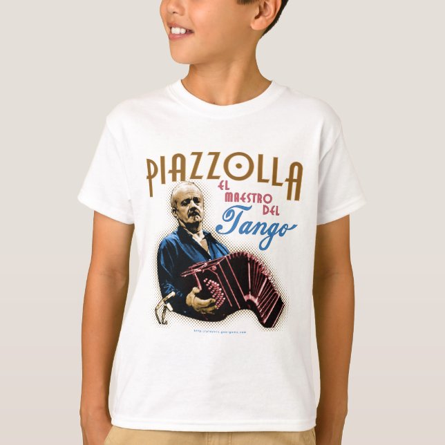 Camiseta Astor Piazzolla (Anverso)