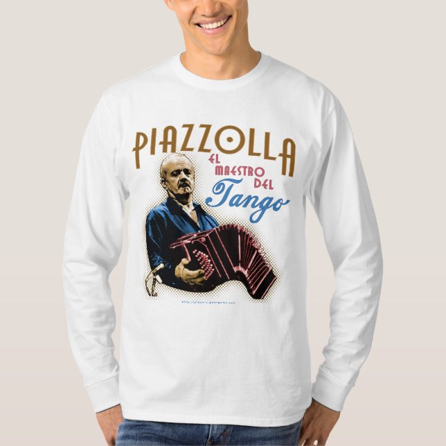 Camiseta Astor Piazzolla (Anverso)