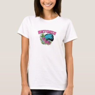 Camiseta Astoria Oregon Summer O Tropical Astoriana Floral
