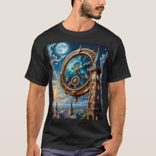 Camiseta Astral Clocktower Fantasy City Tee