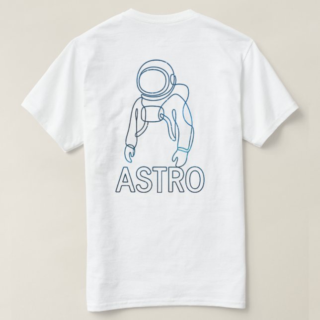 Camiseta Astro (Reverso del diseño)