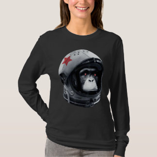 Camiseta Astro Chimp Astronaut Espacio Galaxia Casco Mono C