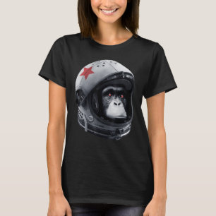 Camiseta Astro Chimp Espacio Astronauta Galaxia Casco Mono