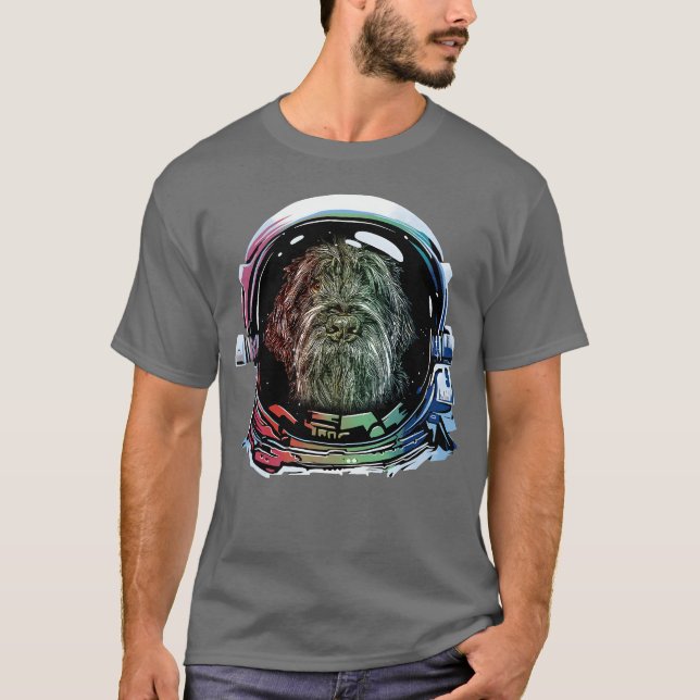 Camiseta Astro de Perro Griffon con Cableado (Anverso)