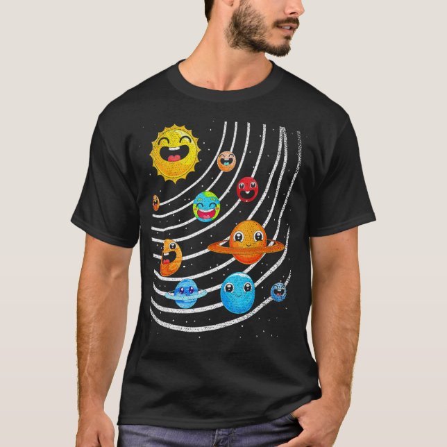 Camiseta Astro de viajes de ciencias astronómicas de planet (Anverso)
