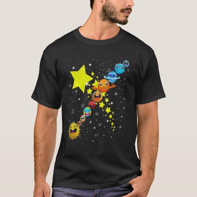 Camiseta Astro de viajes de ciencias astronómicas de planet (Anverso)