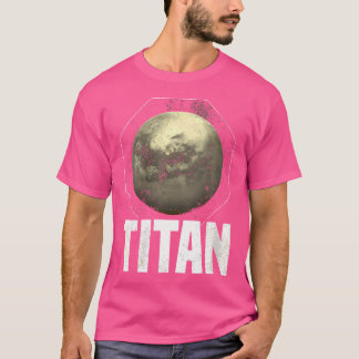 Camiseta Astro del sistema solar planetario de Titan Moon S