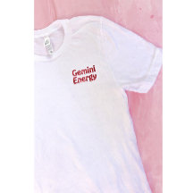 Camiseta Astro Géminis con letrero bordado regalo