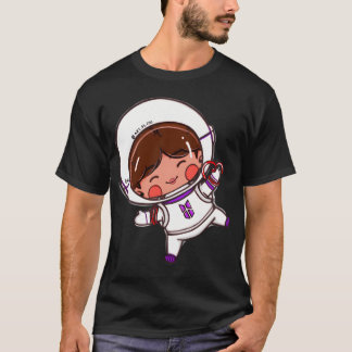 Camiseta Astro Jin El Astronauta Flotando En El Patrón Espa