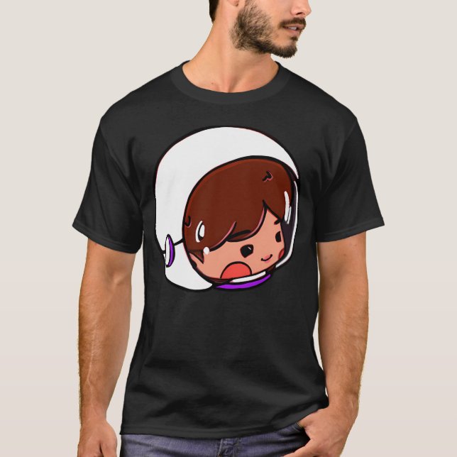 Camiseta Astro Jin - El astronauta - Patrón de cabeza (Anverso)