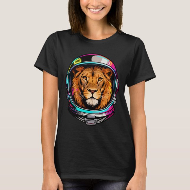 Camiseta Astro Lion Color. (Anverso)