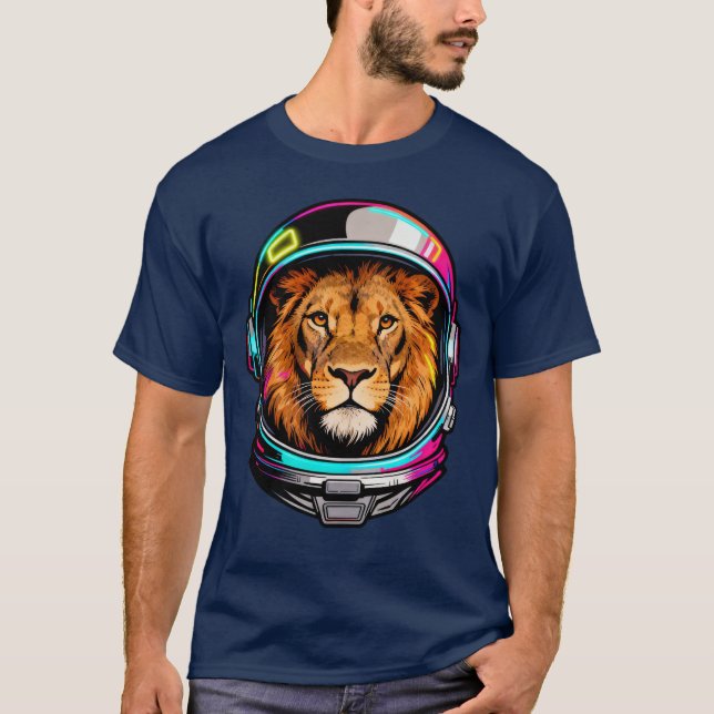 Camiseta Astro Lion Color. (Anverso)