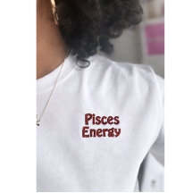 Camiseta Astro Piscis con letrero bordado regalo