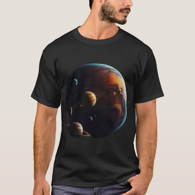 Camiseta Astro Planets T-Shirt (Anverso)
