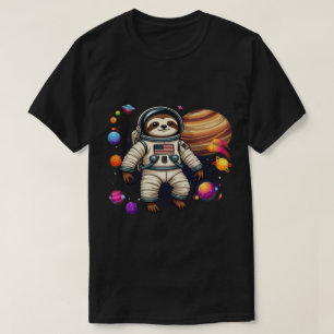Camiseta Astro-Sloth: Perezoso Astronauta Adorable Exploran