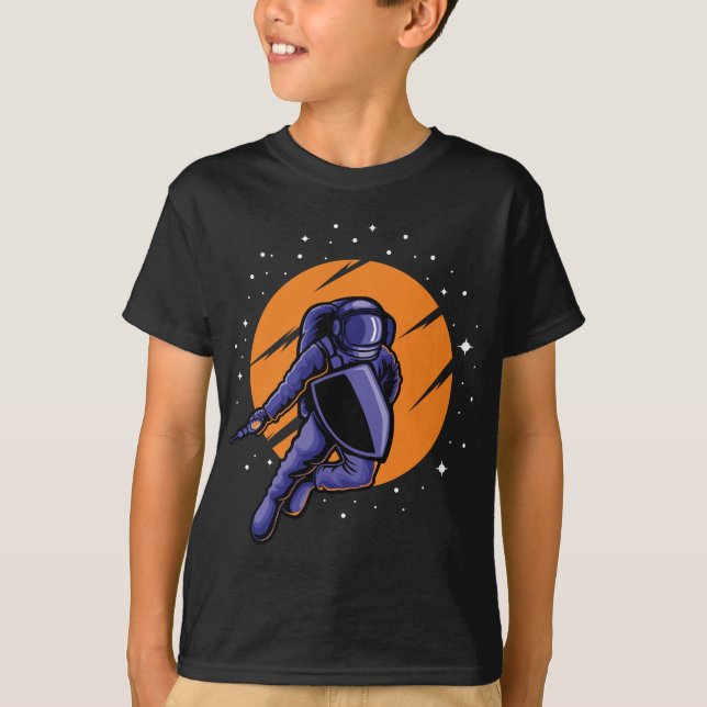 Camiseta Astro Wars T-Shirt | Tee gráfico de batalla galáct (Anverso)