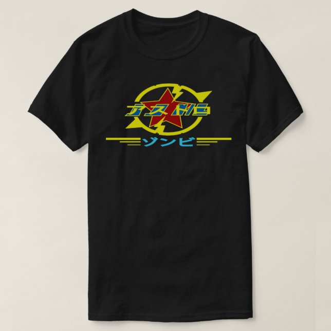 Camiseta Astro ZombieKanji japonés (Diseño del anverso)