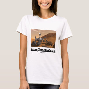 Camiseta Astrobiology del equipo (paisaje de Marte Rover de