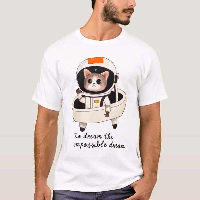 Camiseta Astrocat soñador (Anverso)