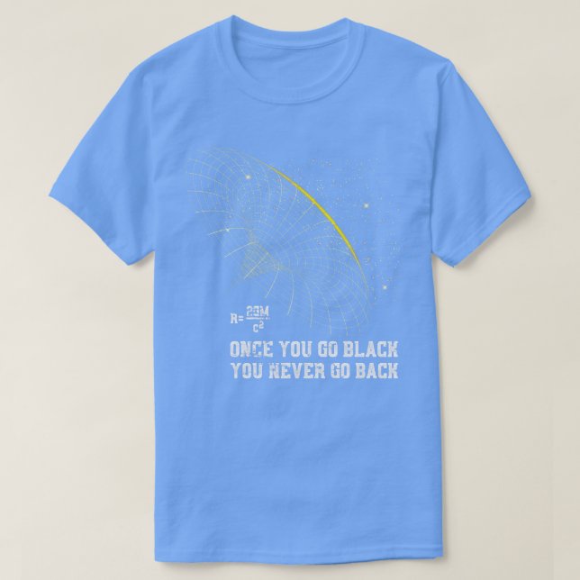 Camiseta Astrofísica Física de Pun de agujero negro (Diseño del anverso)