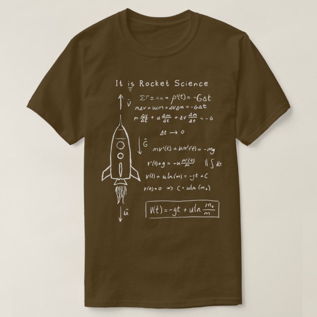 Camiseta Astrofísica Rocket Aerospace Science Art (Diseño del anverso)