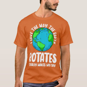 Camiseta Astrofísico Astrónomo de Rotación de la Tierra