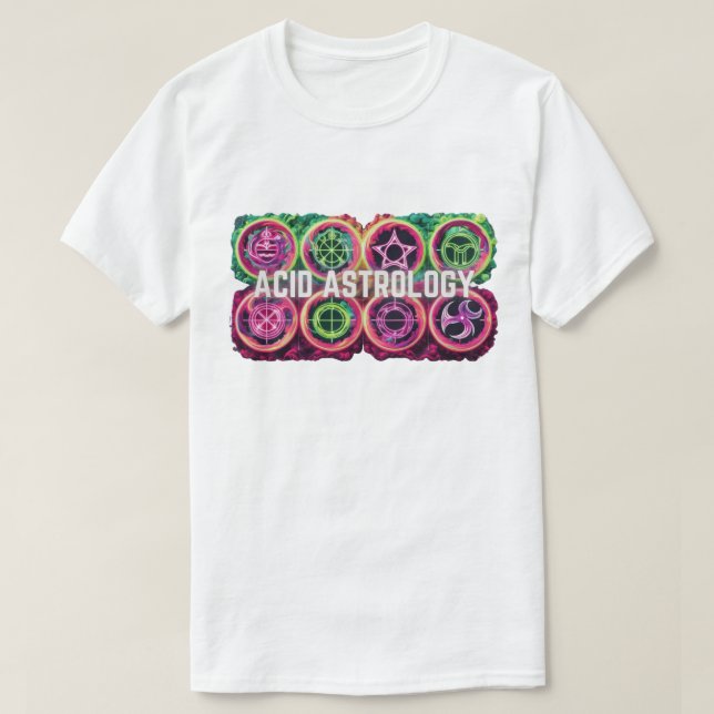 Camiseta Astrología ácida - Signos estelares (Diseño del anverso)