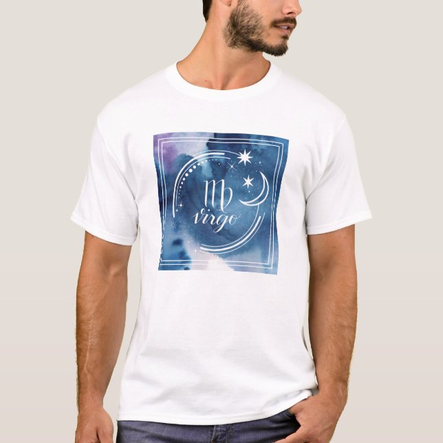 Camiseta Astrología acuarela - Virgo (Anverso)