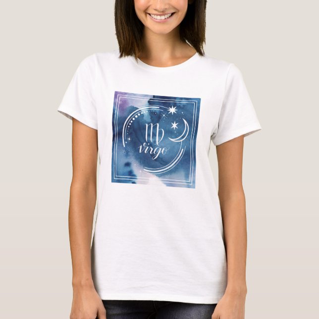 Camiseta Astrología acuarela - Virgo (Anverso)
