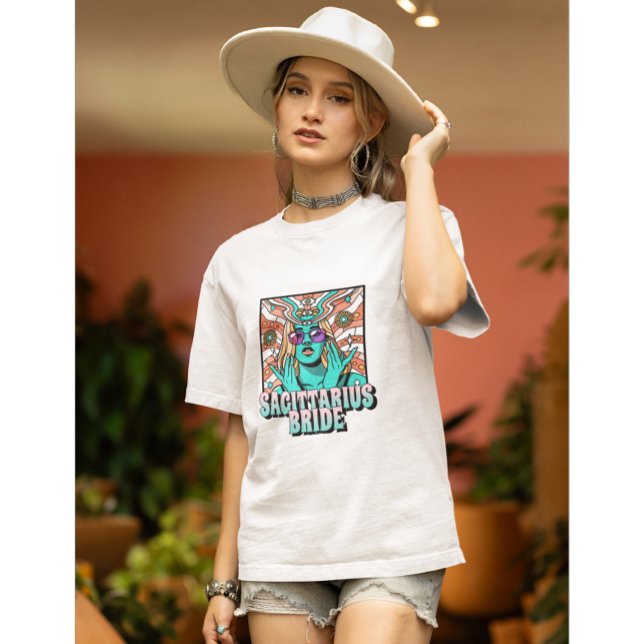 Camiseta Astrología Boda Sagittarius (Subido por el creador)