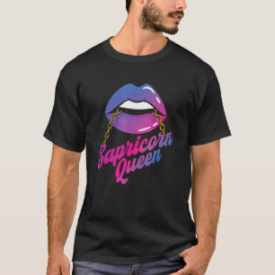 Camiseta Astrología de cumpleaños de la Reina Zodiac de Cap