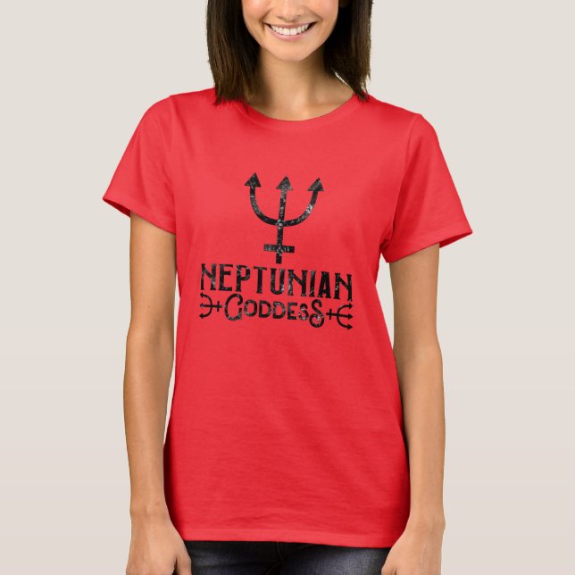 Camiseta Astrología de Diosa Neptuniana Pisces (Anverso)