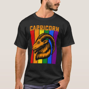 Camiseta Astrología de la cosecha del Rótulo zodiaco LGBTQ 