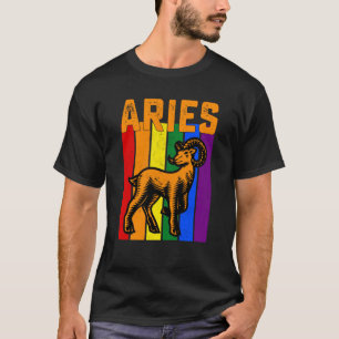 Camiseta Astrología de la cosecha del Rótulo zodiaco LGBTQ 