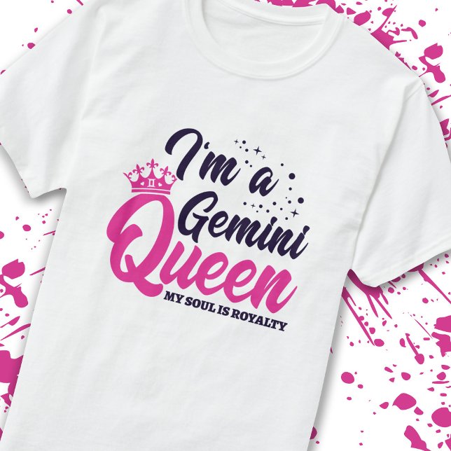Camiseta Astrología de la reina de cumpleaños de Gemini Rót (Subido por el creador)
