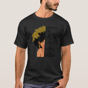 Camiseta Astrología de las mujeres Reina Aquarius Zodiac Aq