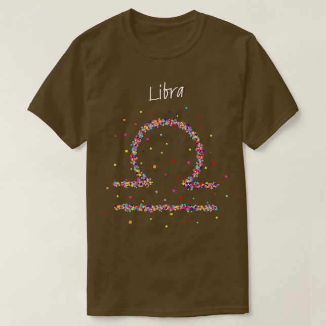 Camiseta Astrología de Libra Libra Zodiac (Diseño del anverso)