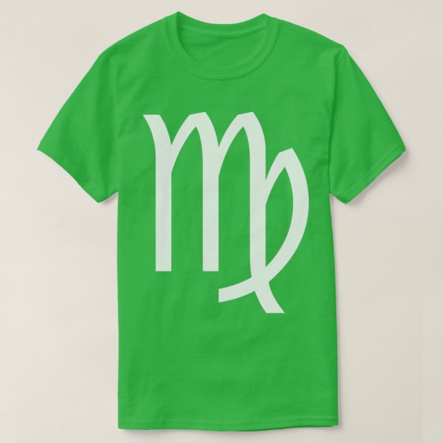 Camiseta astrología de Virgo (Diseño del anverso)