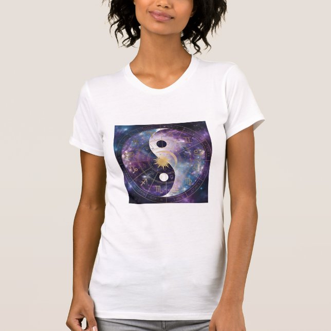 Camiseta Astrología de Yin Yang (Anverso)