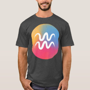 Camiseta Astrología del horóscopo Zodiac para mujeres Aquar