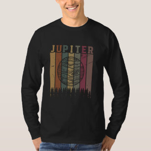 Camiseta Astrología del sistema solar del planeta Júpiter