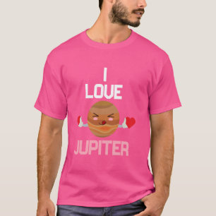 Camiseta Astrología del sistema solar del planeta Júpiter