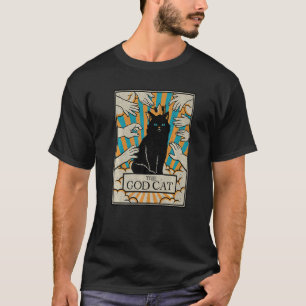 Camiseta Astrología El Gato Dios Lector de Cartas del Tarot