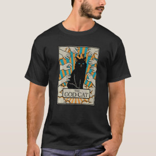 Camiseta Astrología El Gato Dios Lector de Cartas del Tarot