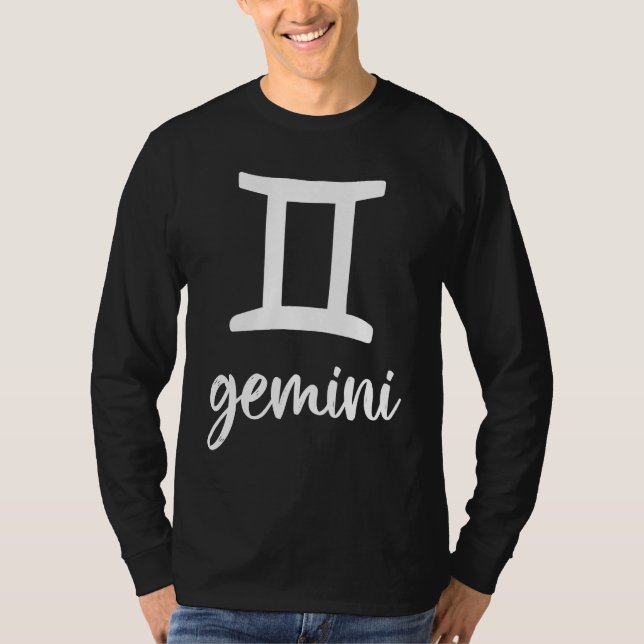 Camiseta Astrología Géminis Zodiaco (Anverso)