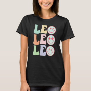 Camiseta Astrología Retro Leo Julio y Agosto Cumpleaños Leo