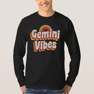 Camiseta Astrología Retro Puede O Junio Cumpleaños Rótulo Z