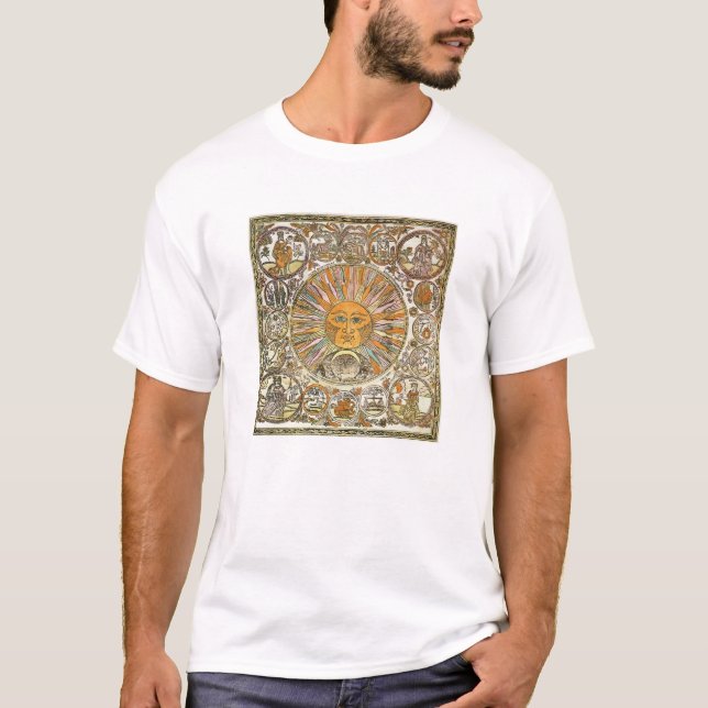 Camiseta astrología solar (Anverso)
