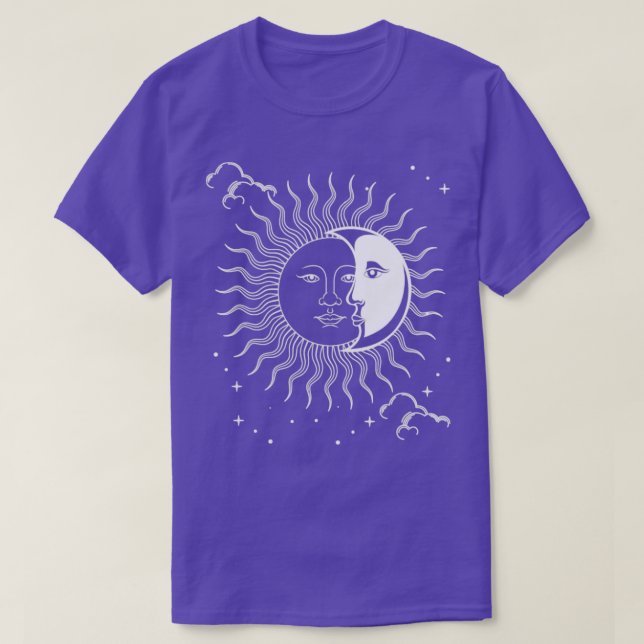 Camiseta Astrología solar Amante Celestial Cuerpo Luna Astr (Diseño del anverso)