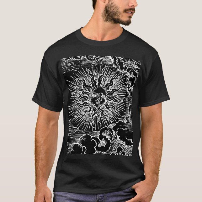 Camiseta Astrología Sun y luna de Albrecht Durer (Anverso)